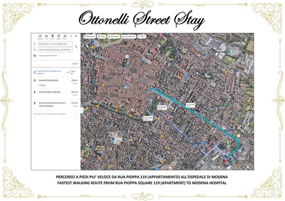 Ottonelli Street Stay- Wifi Fibra Free Tra Storchi & Centro Storico Modena Exterior foto